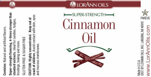 Cinnamon Oil - 1 oz - LorAnn Cinnamon Oil - 1 oz - LorAnn