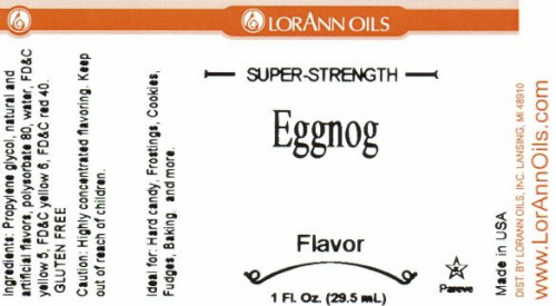 Eggnog Flavour - 1 oz - LorAnn