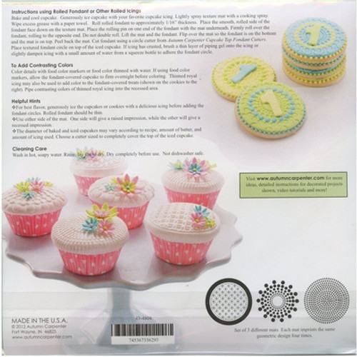 Cupcake Top Fondant Cutter Set