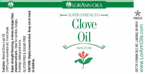 Clove Oil (Natural) - 1 oz - LorAnn Clove Oil (Natural) - 1 oz - LorAnn