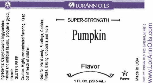 Pumpkin Flavour - 1 oz - LorAnn Pumpkin Flavour - 1 oz - LorAnn