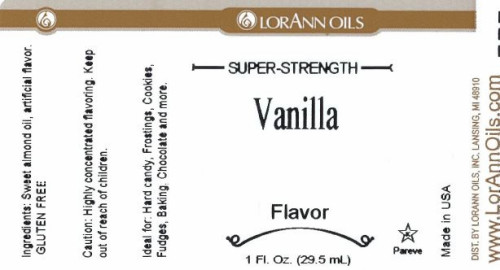 Vanilla Flavour - 1 oz - LorAnn Vanilla Flavour - 1 oz - LorAnn