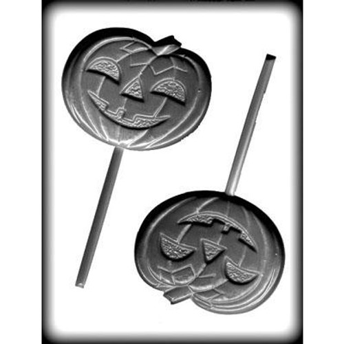 Jack O Lantern - Lollipop - Hard Candy/Chocolate Plastic Mold