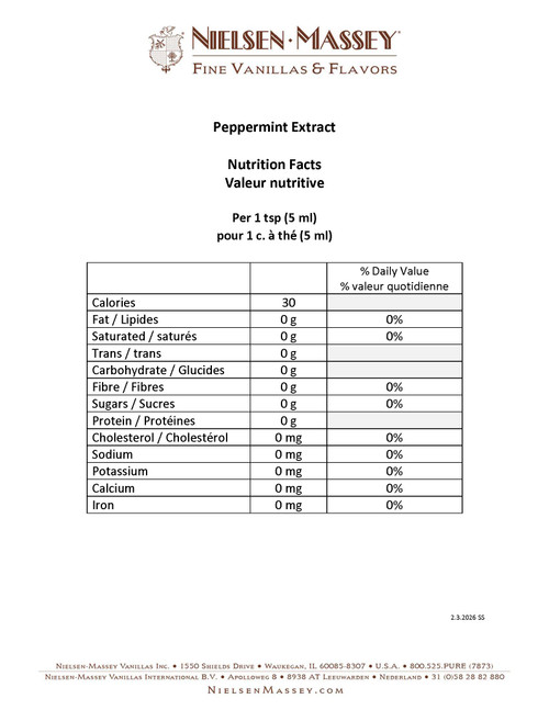 Peppermint Extract - Nielsen Massey