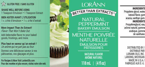 LorAnn - Peppermint Bakery Emulsion - 4 oz