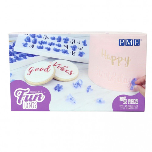 Fun Fonts Letter Stamping Set of 52 by PME