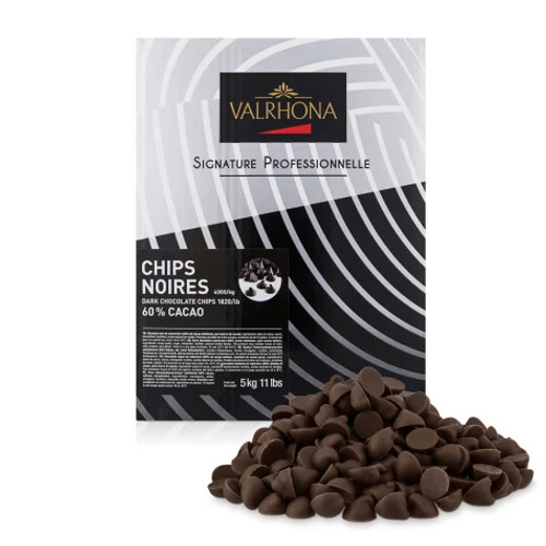 Valrhona 60% Dark Chocolate Chips 5 kg