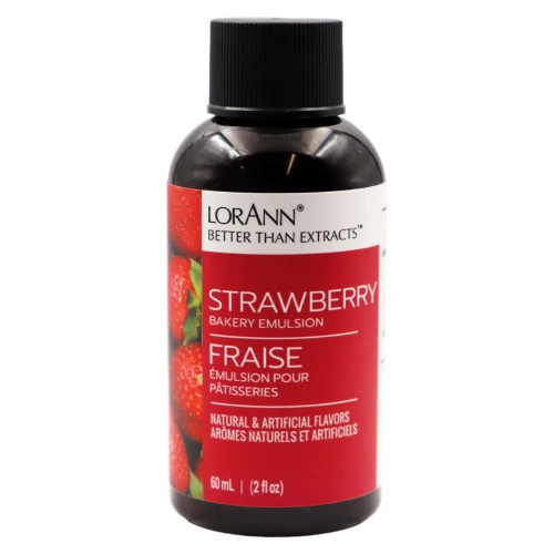 LorAnn - Strawberry Bakery Emulsion - 4 oz--NO ADDED COLOUR