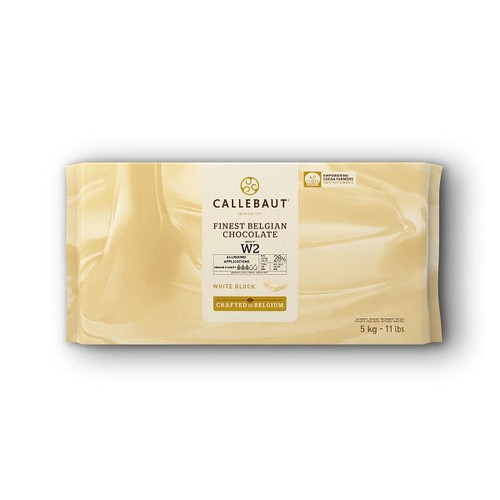 Chocolate - White W2  BLOCK - 5 kg (11 lbs) - Callebaut