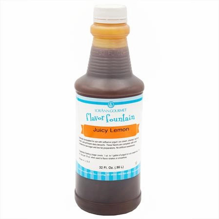 Juicy Lemon Flavour Fountain - LorAnn - 946 mL / 32 oz--SPECIAL ORDER.  PLEASE CALL FOR MORE DETAILS