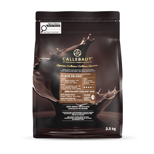 Chocolate - Dark 70% - Rustic Fleur de Cao -2.5 kg / 5.5 lbs -- Callebaut--COMING SOON