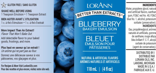 LorAnn - Blueberry Bakery Emulsion - 16 oz LorAnn - Blueberry Bakery Emulsion - 16 oz