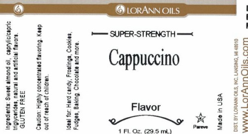 Cappuccino Flavour - 16 oz - LorAnn