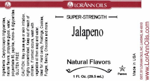 Jalapeno- 1 oz - LorAnn Jalapeno- 1 oz - LorAnn
