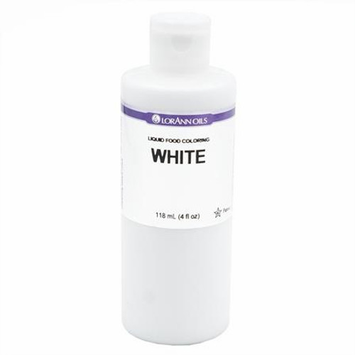 White Food Colouring - Liquid - 118 mL/4 oz - LorAnn
