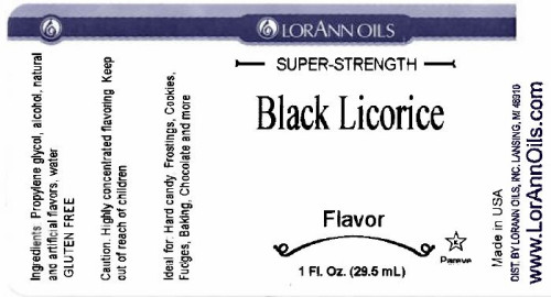 Black Licorice Flavour - 16 oz - LorAnn Black Licorice Flavour - 16 oz - LorAnn