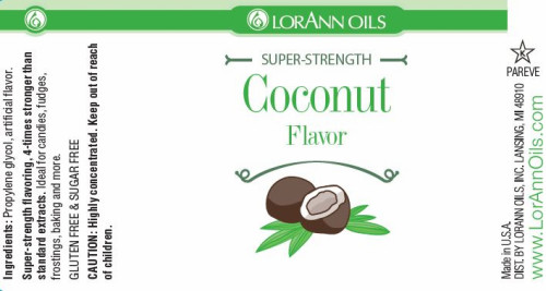 Coconut Flavour - 1 oz - LorAnn Coconut Flavour - 1 oz - LorAnn