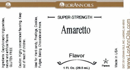 Amaretto Flavour - 16 oz - LorAnn