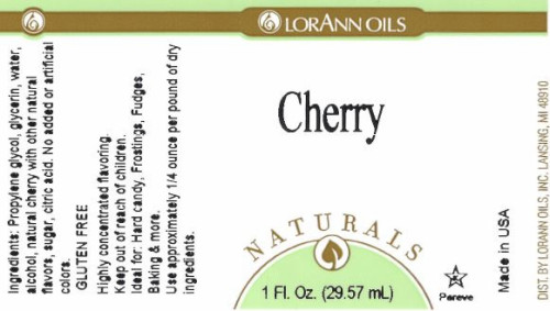 Natural Cherry Flavour - LorAnn - 16 oz Natural Cherry Flavour - LorAnn - 16 oz