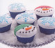 Cupcake/Cookie Texture Tops - Winter (Set of 3)