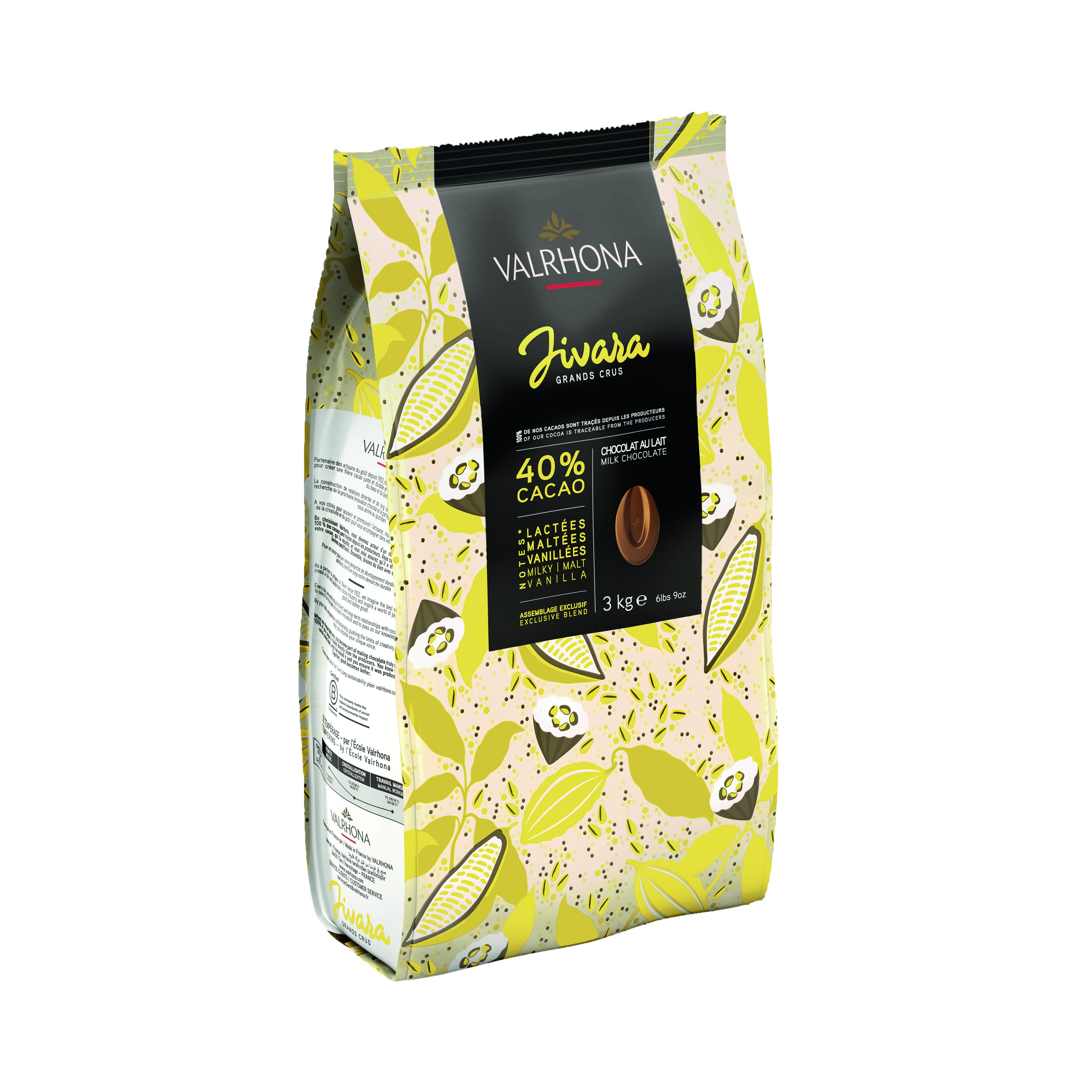 Chocolate - Milk Chocolate - Jivara - 3 kg (6.6 lbs) - Valrhona