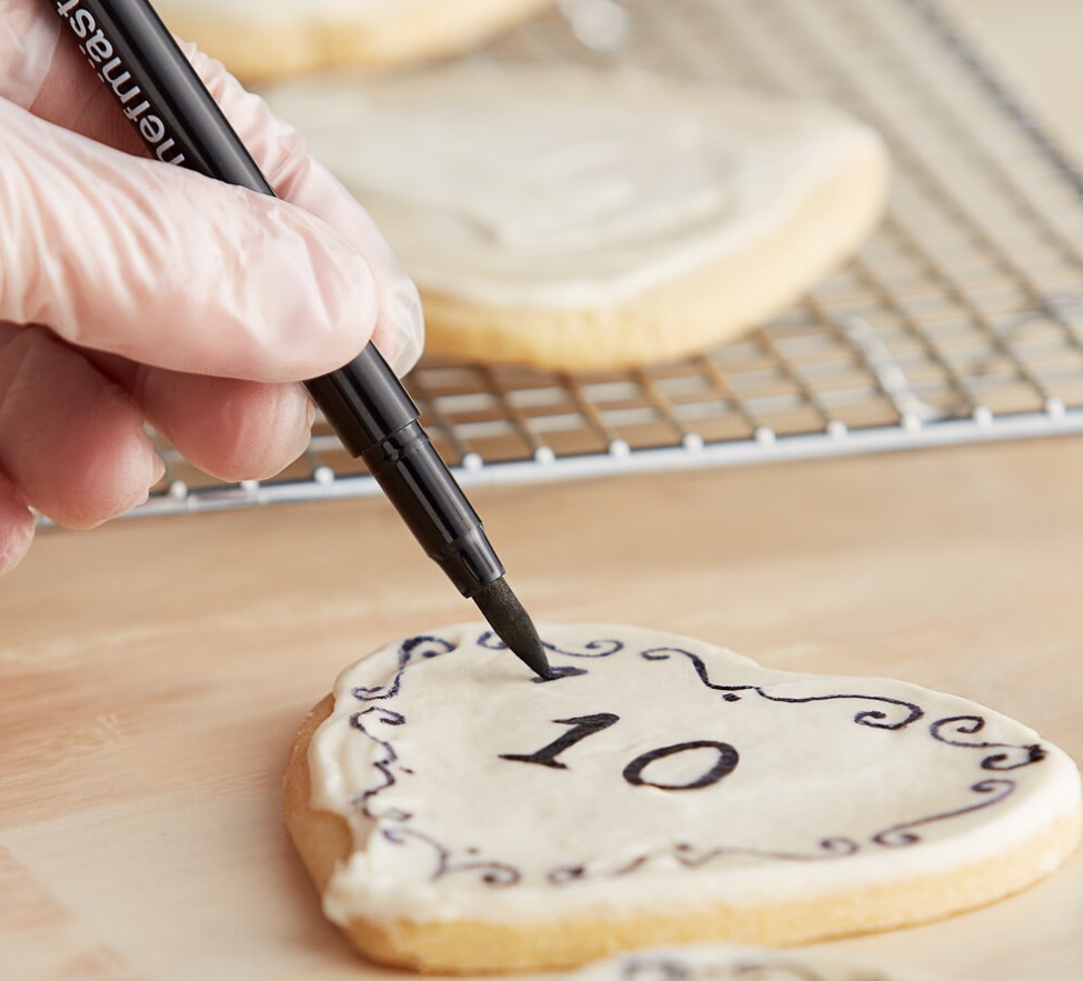 Edible Ink Decorating Pen/Marker Set--2 Black--Chefmaster