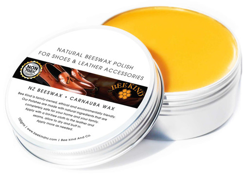 Bee Kind™ Natural Beeswax Polish for Shoes & Leather Accessories