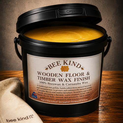 Bee Kind™ Wooden Floor & Timber Wax Finish with Beeswax & Carnauba Wax 2.2L