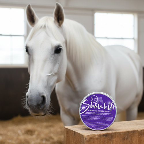 SHOWHITE Shampoo Toner for HORSES- 'Touch up Tin'