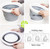 Travel Collapsible & Foldable Silicon Wash Bucket