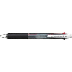 UNI JETSTREAM  ROLLERBALL PEN 3 Multi Colour 0.7mm Black Barrel, Bx10