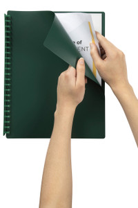 MARBIG REFILLABLE DISPLAY BOOK A4 20 Pocket Dark Green