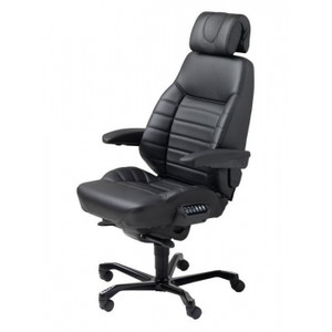 ACS EXCUTIVE CHAIR BLACK LEATHER