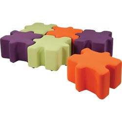JIGSAW OTTOMAN Junior 720x750x380mm  *** Custom Made - ETA 6-8 weeks from time of order ***