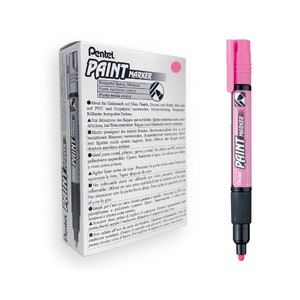 Pentel MMP20 Paint Marker Medium Bullet 3.0mm Pink, Box of 12