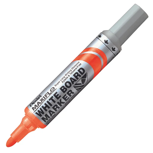 Pentel MWL5 Maxiflo Whiteboard Marker Bullet Point 2.1mm Orange, Each
