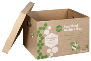 MARBIG ENVIRO ARCHIVE BOX 100% Recycled Brown 420L x 315W x 260H Pk60