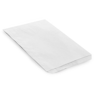 WHITE LOLLY BAGS 110 X 160 PAPER, Pack of 1000