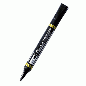 PENTEL PERMANENT MARKER N850 Black 1.5mm bullet point Bx12