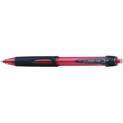 UNIBALL POWERTANK BALLPOINT Retractable,Med 1.0mm Red, Bx12