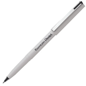 Pentel JM20WU Fountain Pen Black Ink, Box of 12