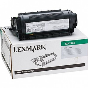 LEXMARK 12A7469 ORIGINAL RETURN PROGRAM TONER CARTRIDGE FOR LABEL APP 32K Suits T632/634