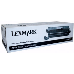 LEXMARK 12N0771 ORIGINAL OPTRA BLACK CARTRIDGE 14K Suits C910/912