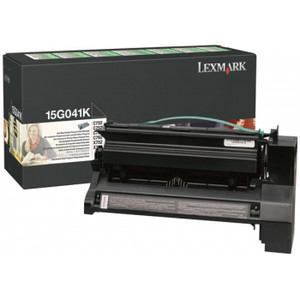 LEXMARK 15G041K ORIGINAL BLACK PREBATE TONER CART 6K Suits C752/760/762