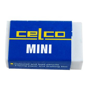 CELCO MINI ERASER For Coloured Lead Pencils 39x22x11mm