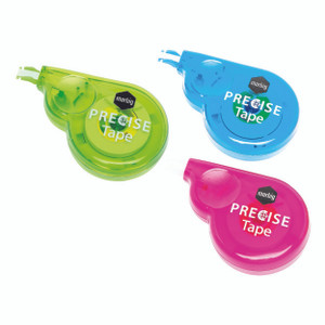 MARBIG PRECISE CORRECTION TAPE 4mm x 8m, Assorted Pack of 6