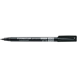 Staedtler 310 Lumocolor Black CD/DVD Marking Pen Black - Blistercard of 1