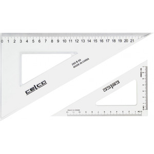 CELCO SET SQUARES 140mm 60 Degree