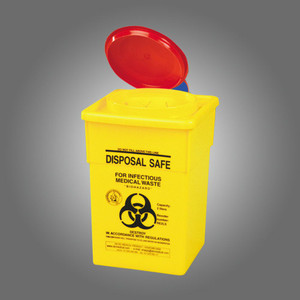 AEROHAZARD Sharps Disposal Container 2L, Each