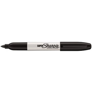 SHARPIE SUPER PERMANENT MARKER 1.5mm Black, Bx12